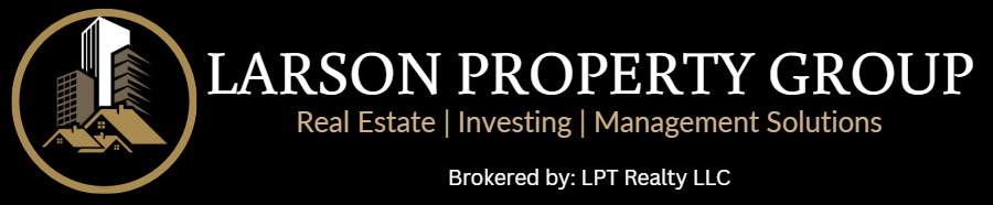 Larson Property Group real estate logo